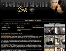 Tablet Screenshot of financial-domination-girls.com